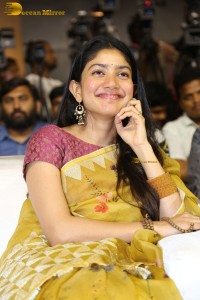 actress sai pallavi in a yellow saree