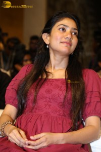 actress sai pallavi pretty in a red salwar dress