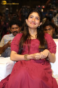 actress sai pallavi pretty in a red salwar dress