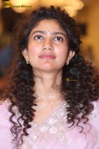 actress Sai Pallavi pretty in a pink dress