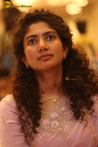 actress Sai Pallavi pretty in a pink dress