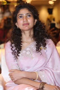 actress Sai Pallavi pretty in a pink dress