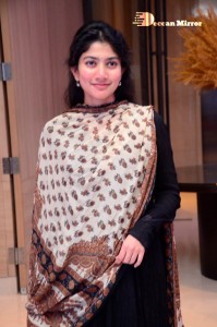 Sai Pallavi in black salwar at Love Story Function