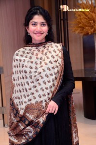 Sai Pallavi in black salwar at Love Story Function