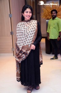Sai Pallavi in black salwar at Love Story Function