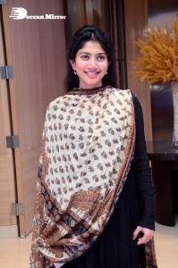 Sai Pallavi in black salwar at Love Story Function