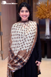 Sai Pallavi in black salwar at Love Story Function