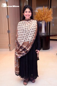 Sai Pallavi in black salwar at Love Story Function