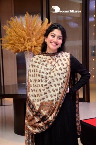 Sai Pallavi in black salwar at Love Story Function