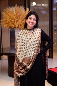 Sai Pallavi in black salwar at Love Story Function