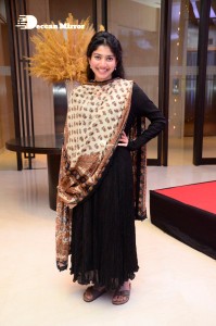 Sai Pallavi in black salwar at Love Story Function