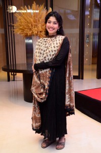Sai Pallavi in black salwar at Love Story Function