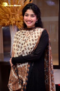 Sai Pallavi in black salwar at Love Story Function