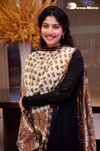 Sai Pallavi in black salwar at Love Story Function