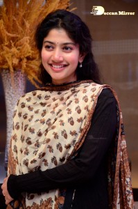 Sai Pallavi in black salwar at Love Story Function