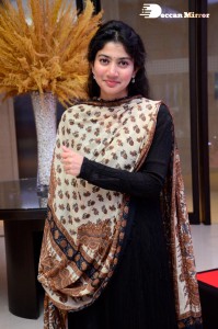 Sai Pallavi in black salwar at Love Story Function