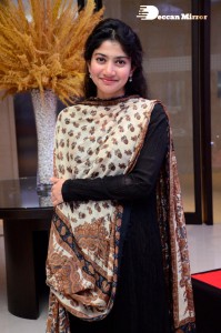 Sai Pallavi in black salwar at Love Story Function