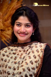 Sai Pallavi in black salwar at Love Story Function
