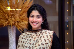 Sai Pallavi in black salwar at Love Story Function