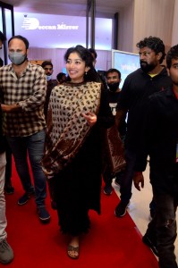 Sai Pallavi in black salwar at Love Story Function