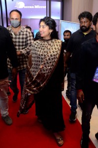 Sai Pallavi in black salwar at Love Story Function
