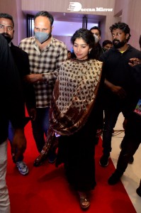 Sai Pallavi in black salwar at Love Story Function