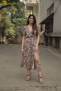 marathi and bollywood actress Sai Tamhankar beautiful in a summer dress