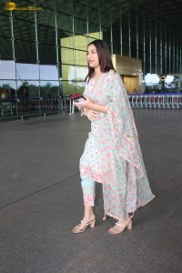 actress Saiee Manjrekar cute in a salwar kameez