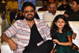 Saindhav Pre-Release Function attended by Venkatesh, Shraddha Srinath, Ruhani Sharma, Baby Sara, and Nawazuddin Siddiqui