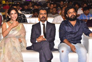 Saindhav Pre-Release Function attended by Venkatesh, Shraddha Srinath, Ruhani Sharma, Baby Sara, and Nawazuddin Siddiqui