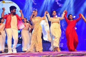 Saindhav Pre-Release Function attended by Venkatesh, Shraddha Srinath, Ruhani Sharma, Baby Sara, and Nawazuddin Siddiqui