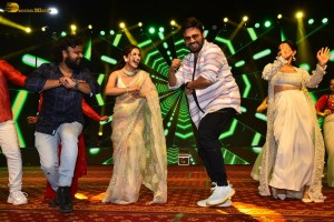 Saindhav Pre-Release Function attended by Venkatesh, Shraddha Srinath, Ruhani Sharma, Baby Sara, and Nawazuddin Siddiqui