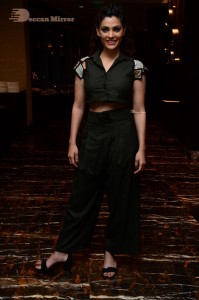 Saiyami Kher photoshoot in black top and pants