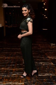 Saiyami Kher photoshoot in black top and pants