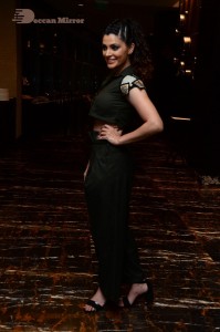 Saiyami Kher photoshoot in black top and pants