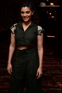 Saiyami Kher photoshoot in black top and pants