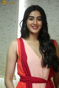 Actress sakshi vaidya in a sleeveless dress posing for pictures