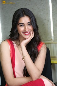 Actress sakshi vaidya in a sleeveless dress posing for pictures