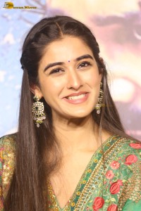 actress sakshi vaidya in a salwar suit dress attending a movie function