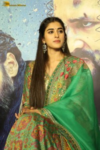 actress sakshi vaidya in a salwar suit dress attending a movie function