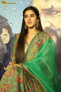 actress sakshi vaidya in a salwar suit dress attending a movie function