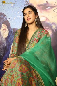 actress sakshi vaidya in a salwar suit dress attending a movie function