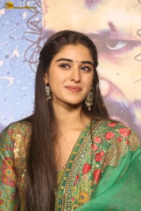 actress sakshi vaidya in a salwar suit dress attending a movie function