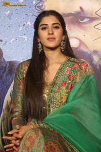 actress sakshi vaidya in a salwar suit dress attending a movie function