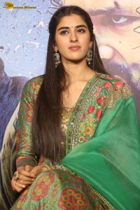 actress sakshi vaidya in a salwar suit dress attending a movie function