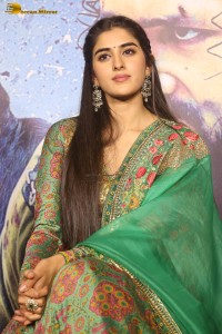 actress sakshi vaidya in a salwar suit dress attending a movie function