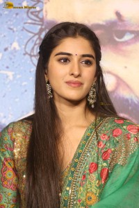 actress sakshi vaidya in a salwar suit dress attending a movie function