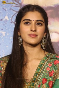 actress sakshi vaidya in a salwar suit dress attending a movie function