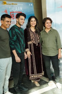 Actresses Kajol and Revathi promote the film Salaam Venky in Mumbai