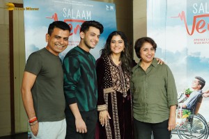 Actresses Kajol and Revathi promote the film Salaam Venky in Mumbai